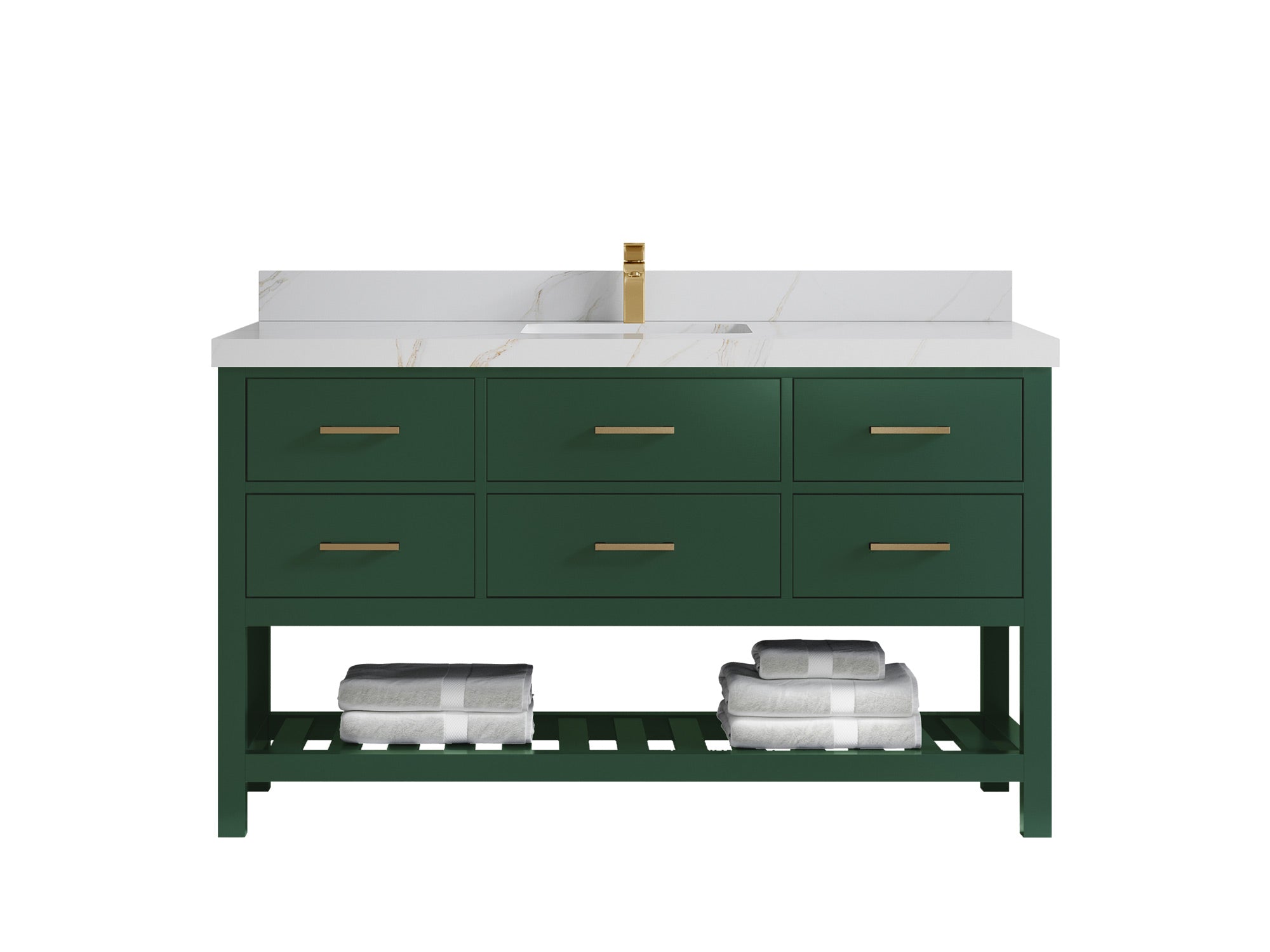 Parker 60 in. W x 22 in. D Single Sink Bathroom Vanity - Willow Bath and Vanity