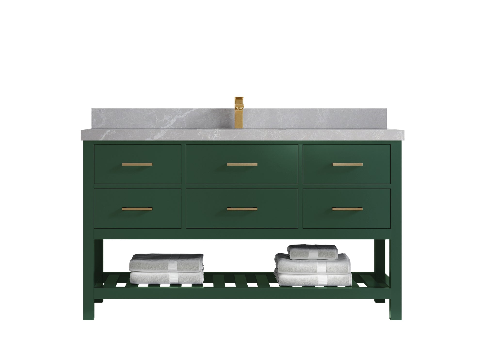 Parker 60 in. W x 22 in. D Single Sink Bathroom Vanity - Willow Bath and Vanity