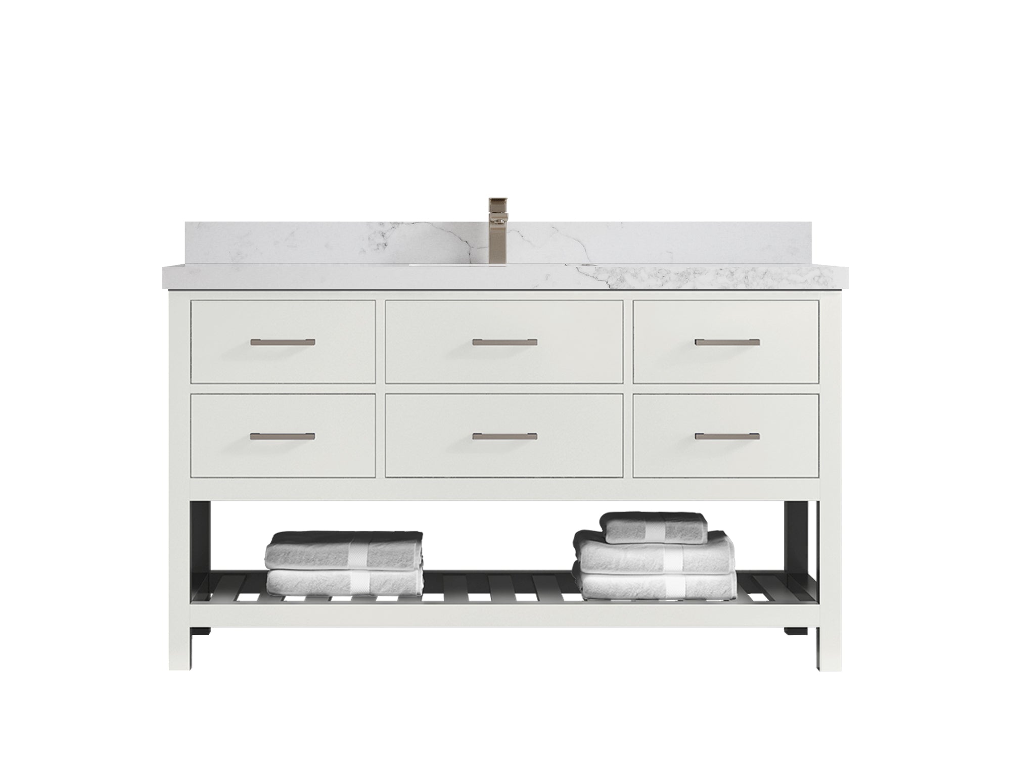 Parker 60 in. W x 22 in. D Single Sink Bathroom Vanity - Willow Bath and Vanity