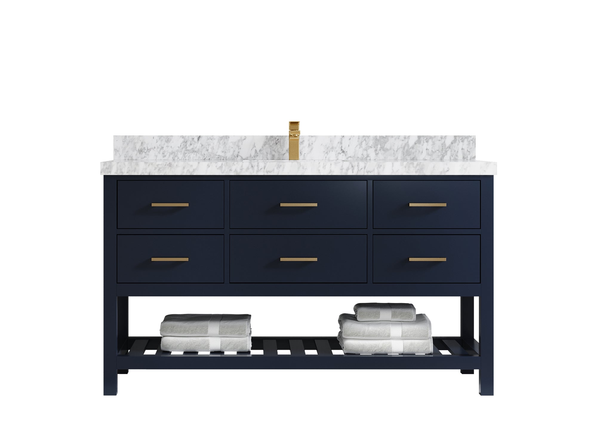 Parker 60 in. W x 22 in. D Single Sink Bathroom Vanity - Willow Bath and Vanity
