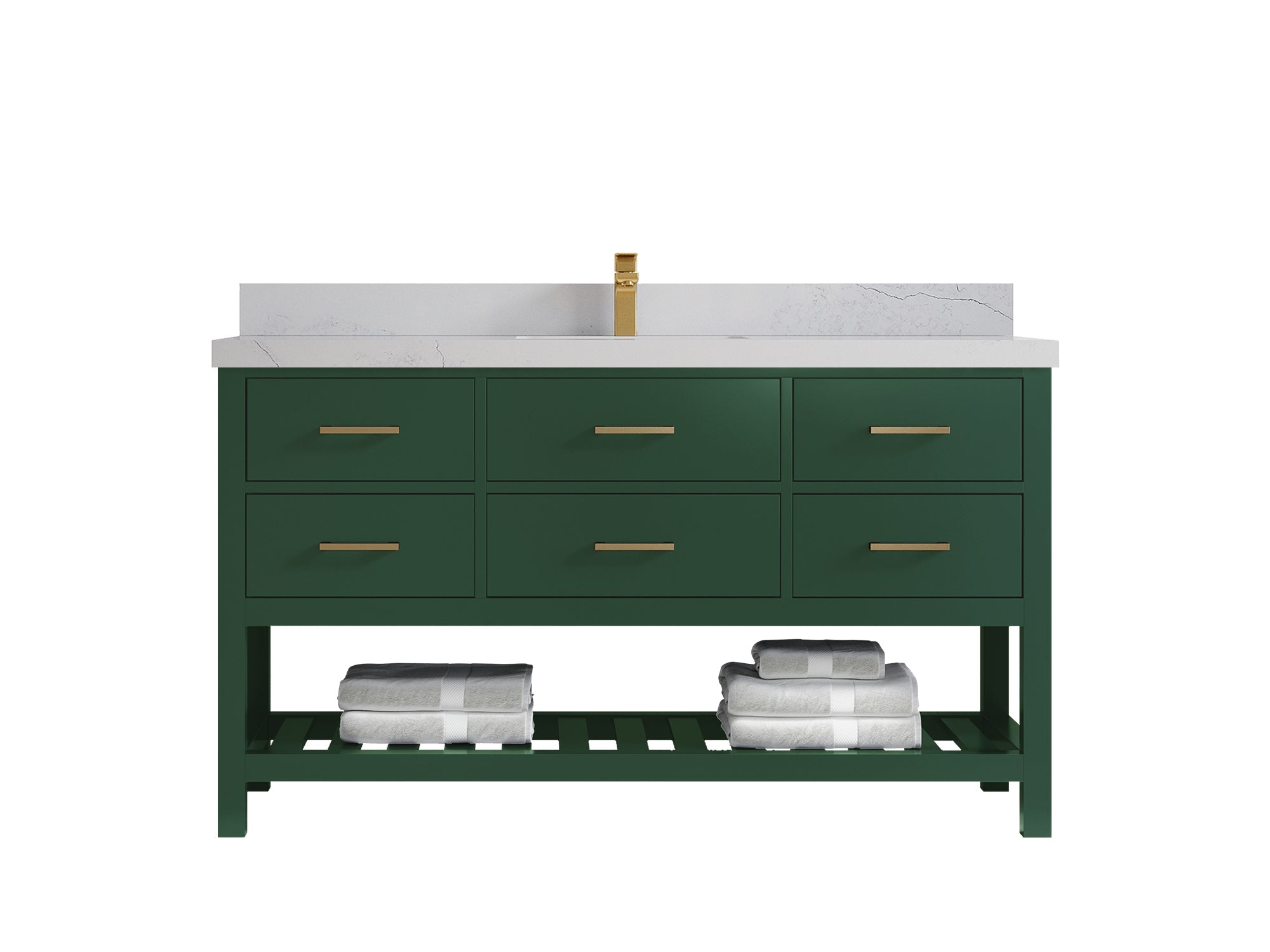 Parker 60 in. W x 22 in. D Single Sink Bathroom Vanity - Willow Bath and Vanity