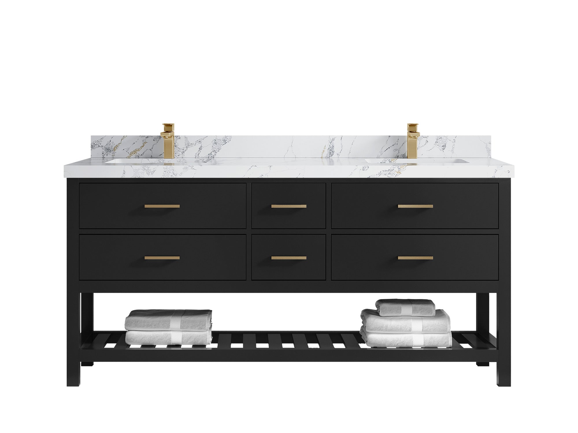 Parker 72 in. W x 22 in. D Double Sink Bathroom Vanity - Willow Bath and Vanity
