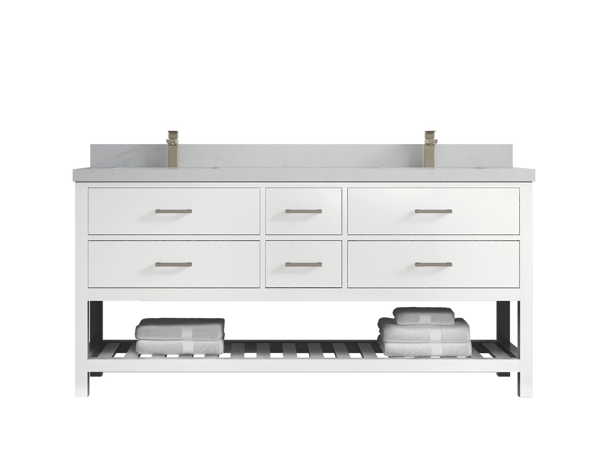 Parker 72 in. W x 22 in. D Double Sink Bathroom Vanity - Willow Bath and Vanity
