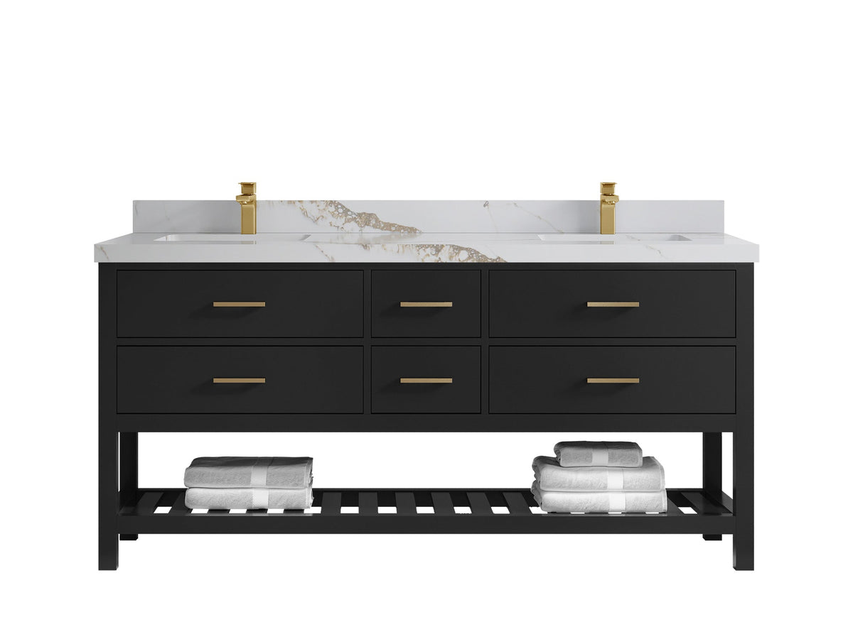 Parker 72 in. W x 22 in. D Double Sink Bathroom Vanity - Willow Bath and Vanity