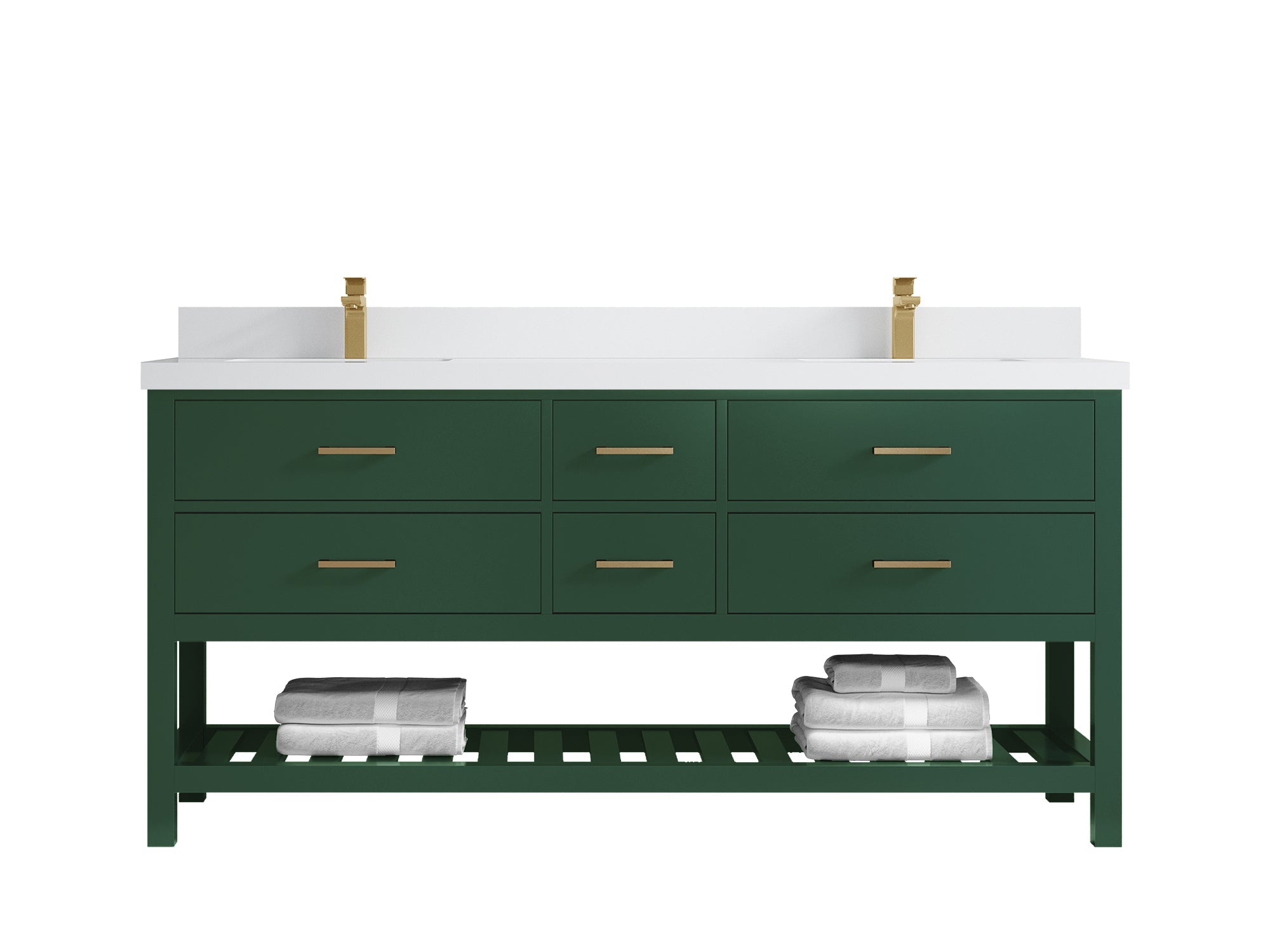 Parker 72 in. W x 22 in. D Double Sink Bathroom Vanity - Willow Bath and Vanity