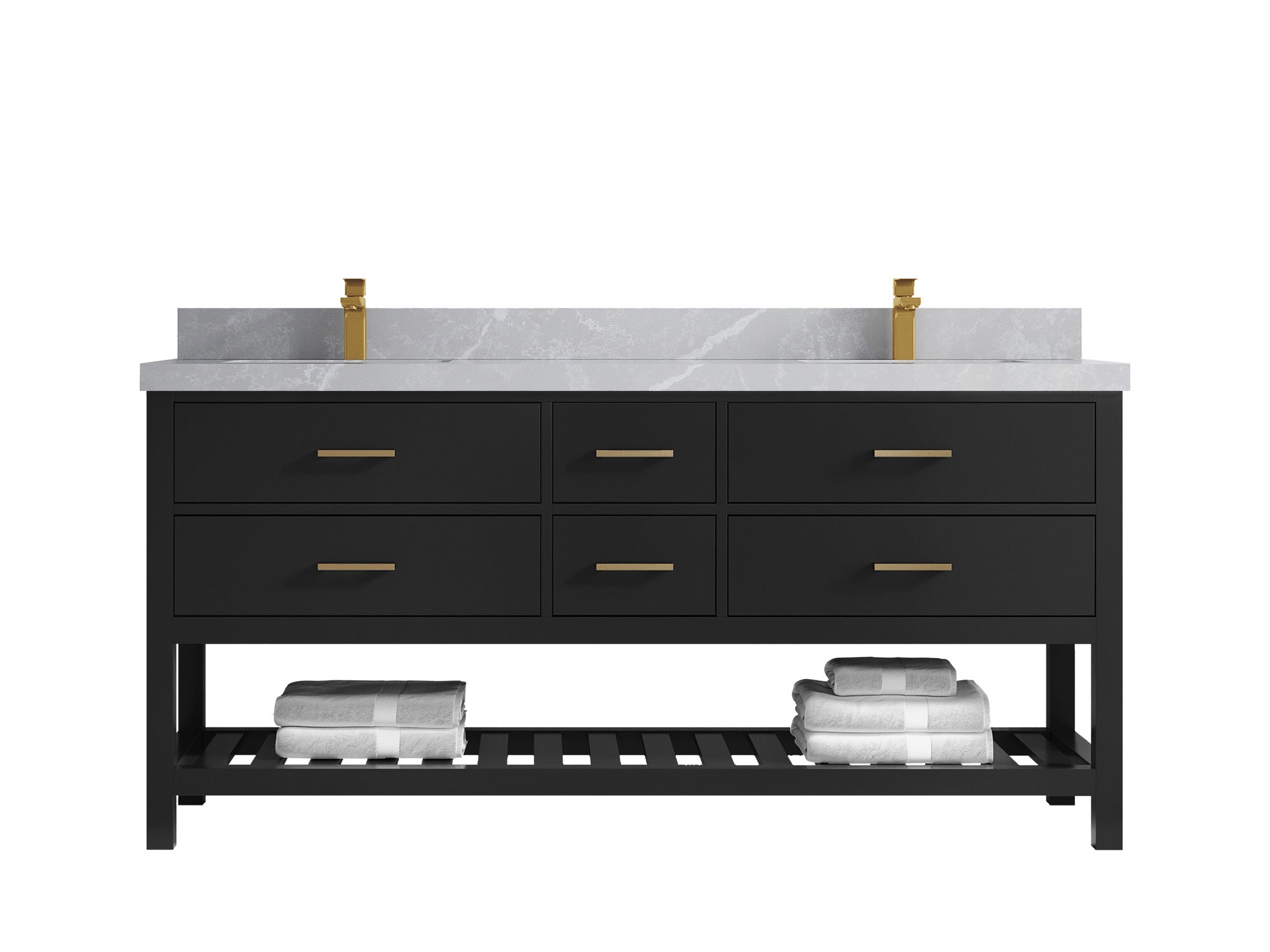 Parker 72 in. W x 22 in. D Double Sink Bathroom Vanity - Willow Bath and Vanity