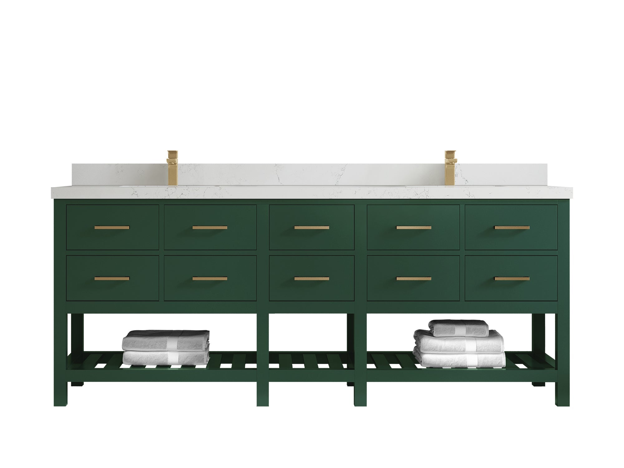 Parker 84 in. W x 22 in. D Double Sink Bathroom Vanity - Willow Bath and Vanity