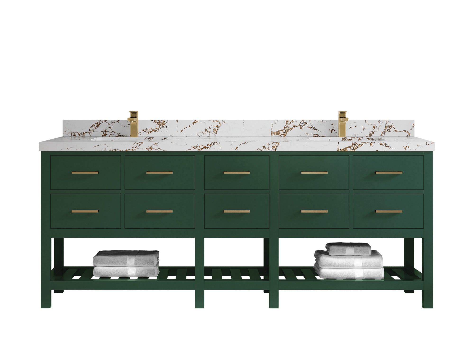 Parker 84 in. W x 22 in. D Double Sink Bathroom Vanity - Willow Bath and Vanity