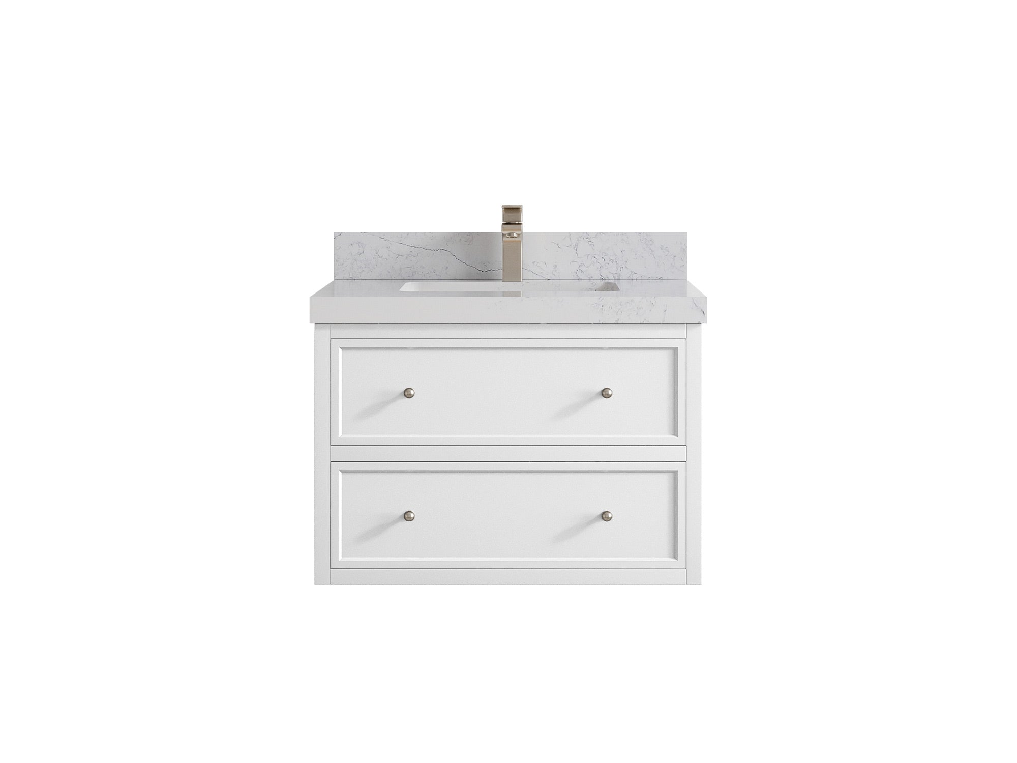 Roswell Floating 30 in. W x 22 in. D Single Sink Bathroom Vanity - Willow Bath and Vanity