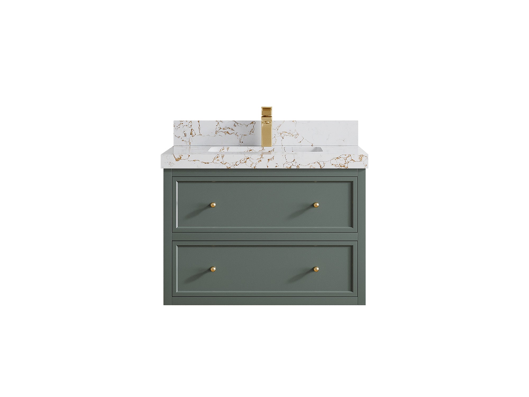 Roswell Floating 30 in. W x 22 in. D Single Sink Bathroom Vanity - Willow Bath and Vanity