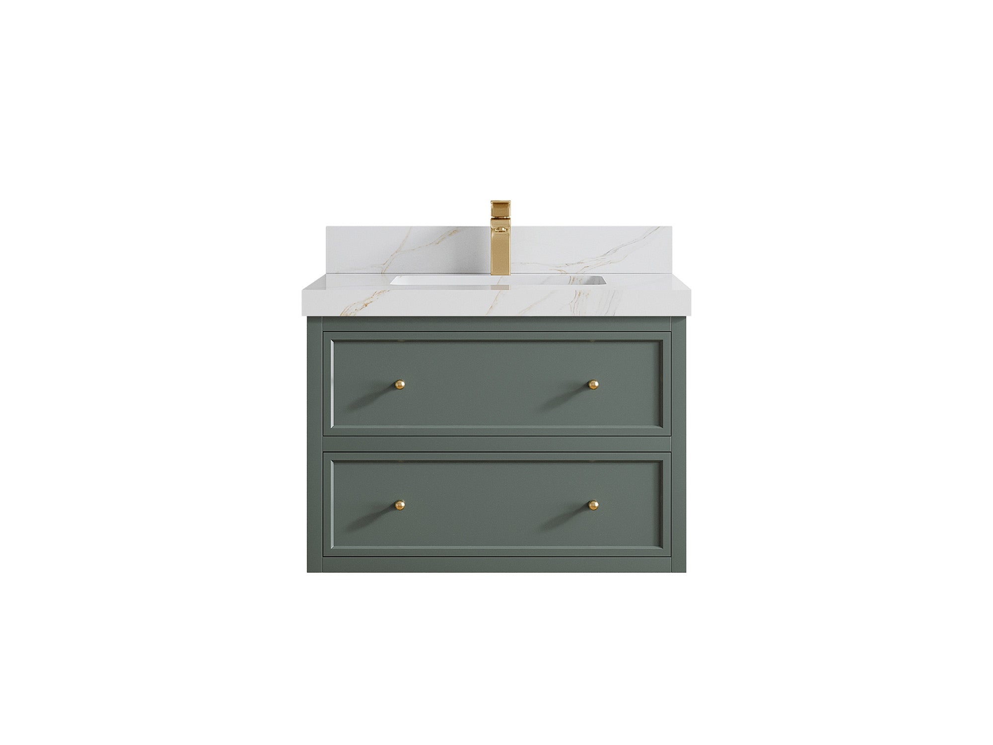 Roswell Floating 30 in. W x 22 in. D Single Sink Bathroom Vanity - Willow Bath and Vanity