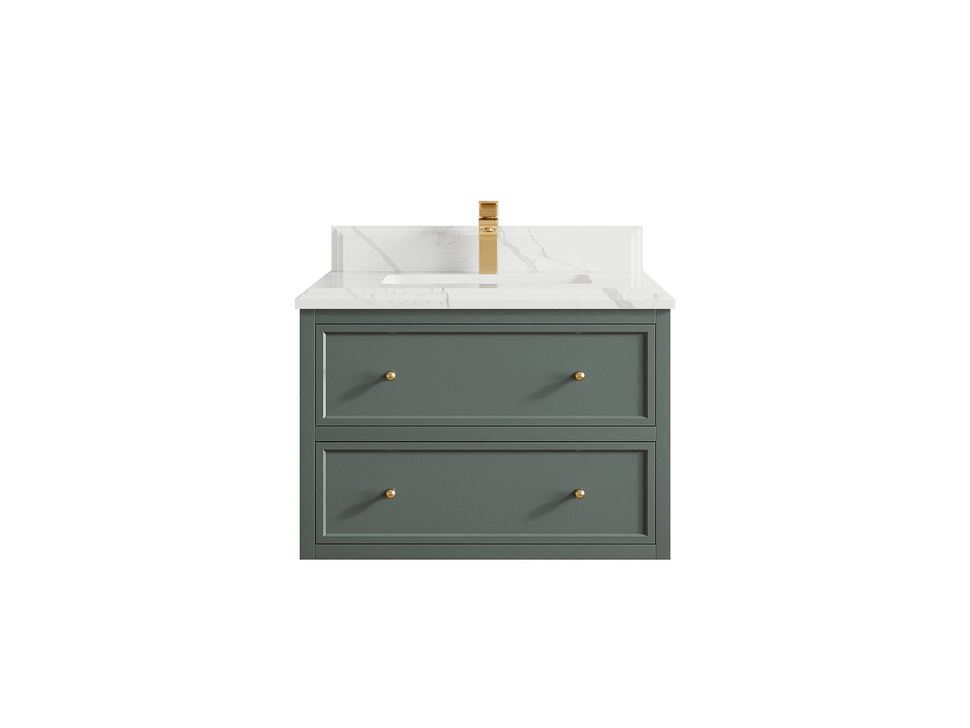 Roswell Floating 30 in. W x 22 in. D Single Sink Bathroom Vanity - Willow Bath and Vanity