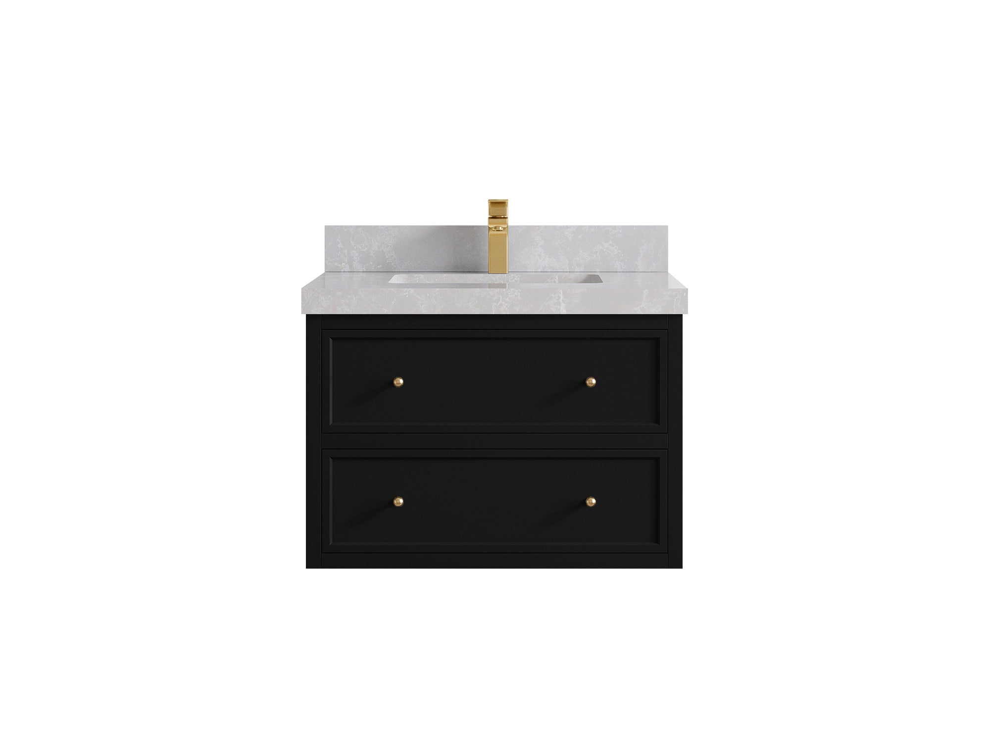 Roswell Floating 30 in. W x 22 in. D Single Sink Bathroom Vanity - Willow Bath and Vanity