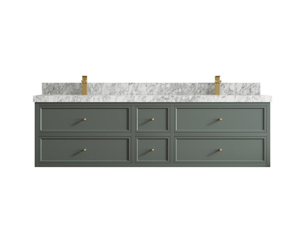 Roswell Floating 72 in. W x 22 in. D Double Sink Bathroom Vanity - Willow Bath and Vanity