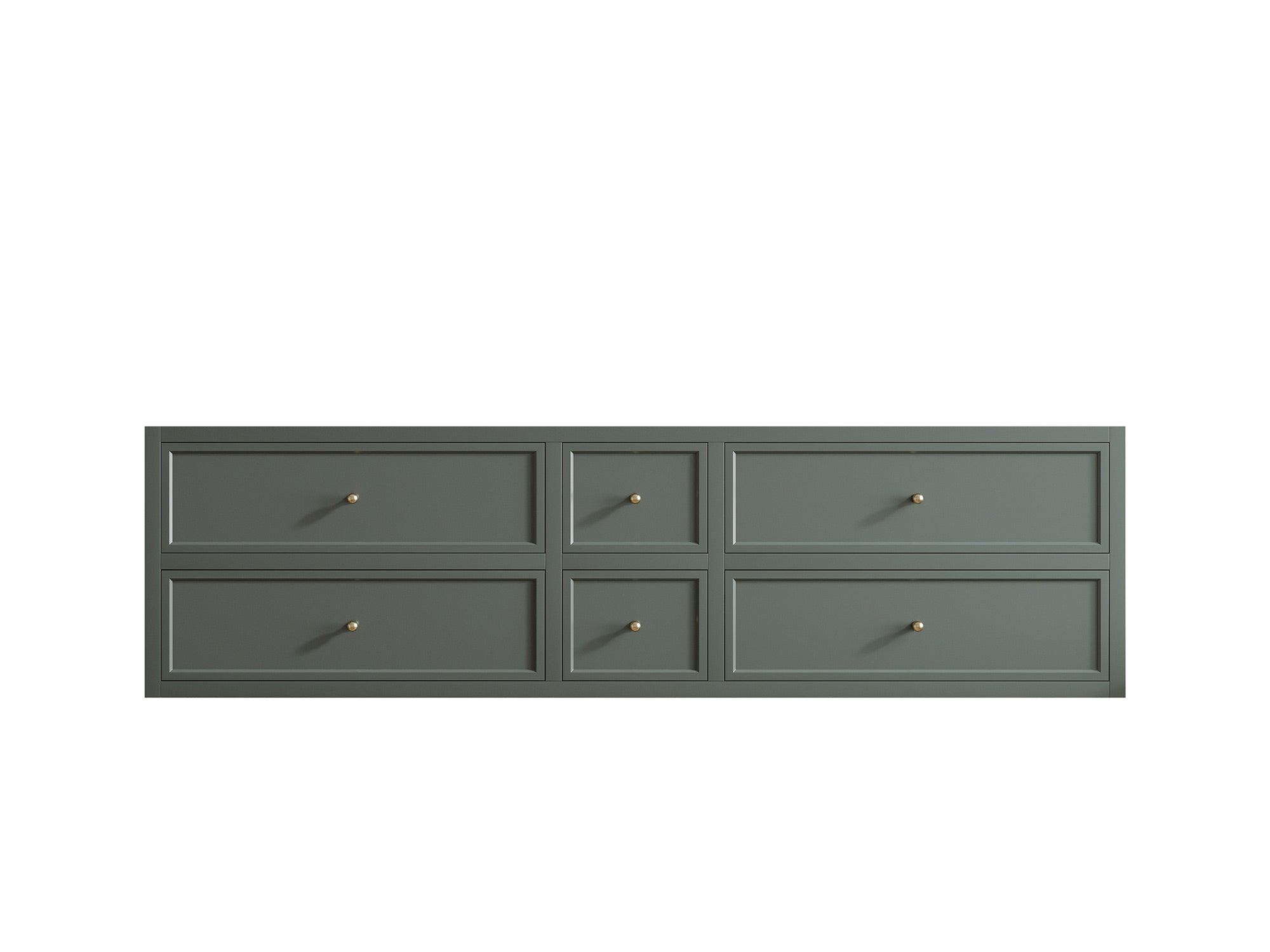 Roswell Floating 72 in. W x 22 in. D Double Sink Bathroom Vanity - Willow Bath and Vanity
