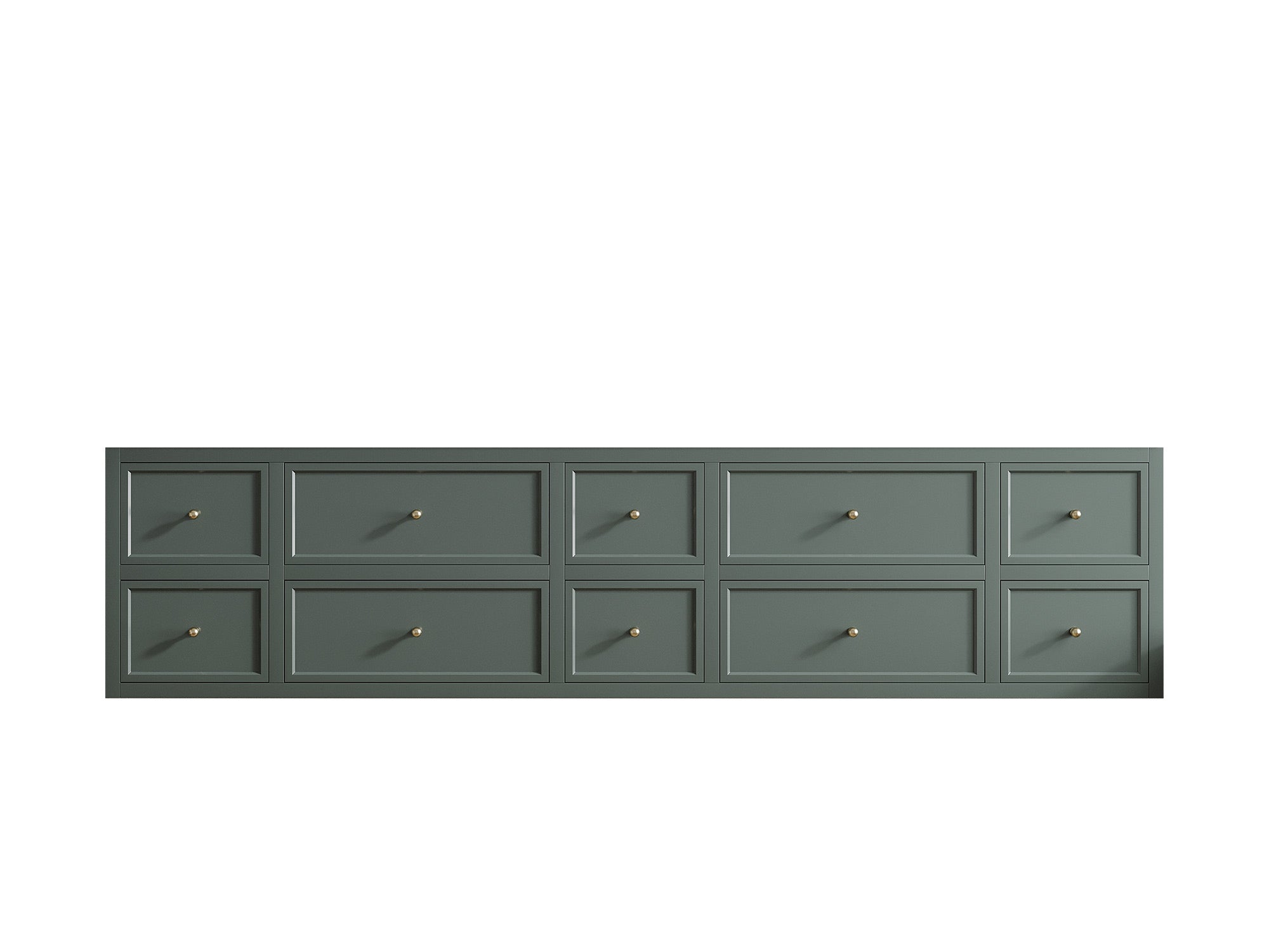 Roswell Floating 84 in. W x 22 in. D Double Sink Bathroom Vanity - Willow Bath and Vanity