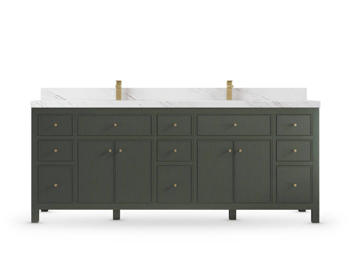 Sonoma 84 Pewter Green, Palissandro Quartz, front view