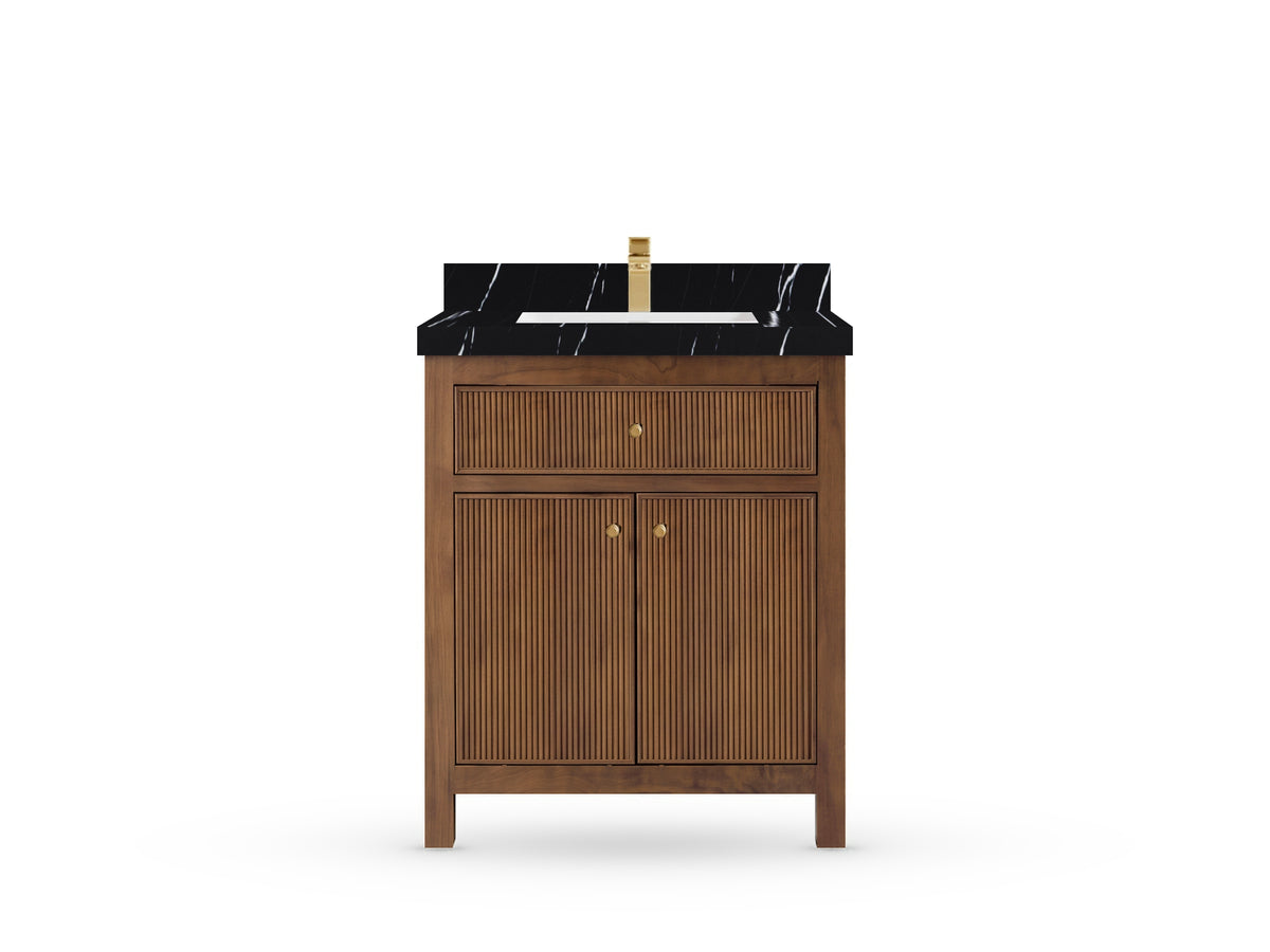 Sonoma Teak Wood 30 in. W x 22 in. D Single Sink Bathroom Vanity