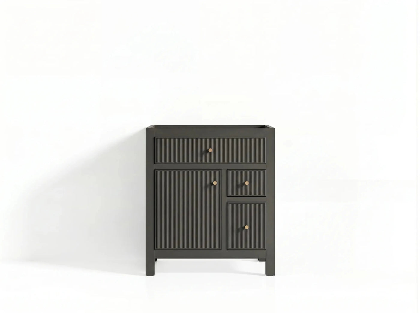 Sonoma 30 in W x 22 in D Reeded Free Standing Single Sink Bathroom Vanity