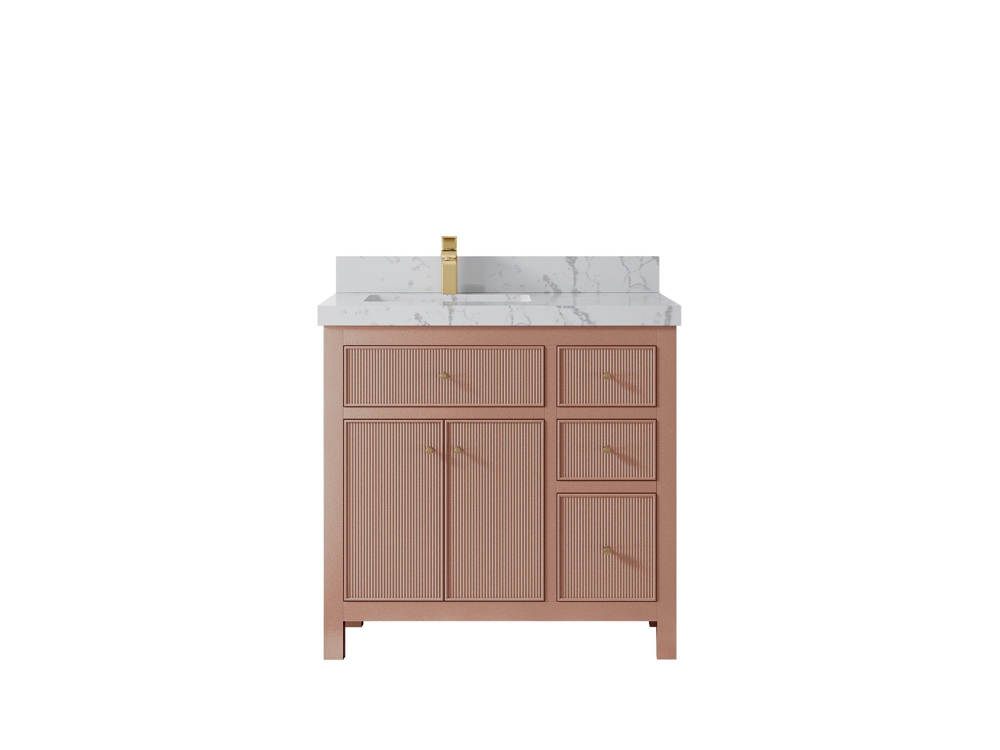 Sonoma 36 in. W x 22 in. D Left Offset Sink Bathroom Vanity - Willow Bath and Vanity