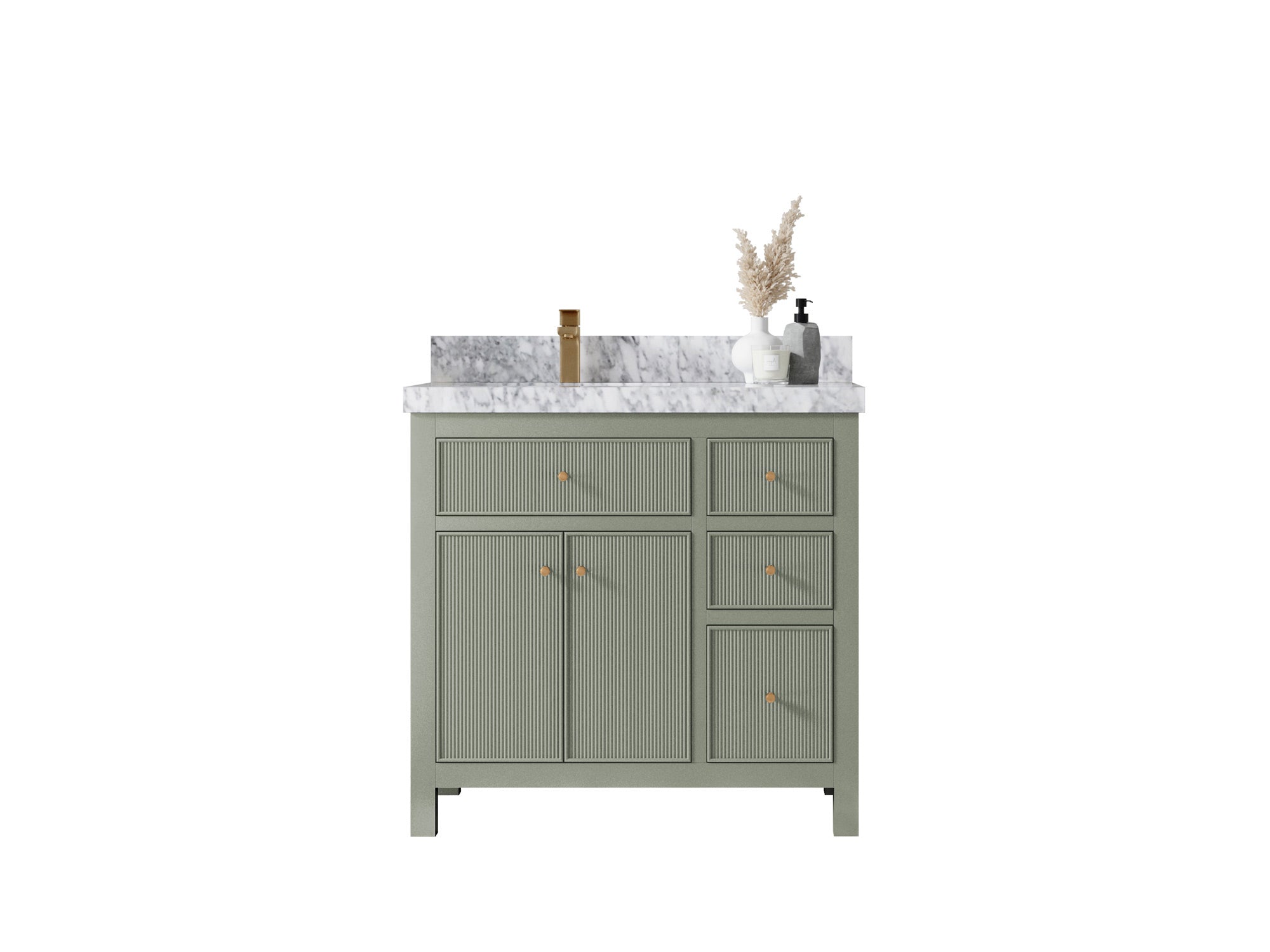 Sonoma 36 in. W x 22 in. D Left Offset Sink Bathroom Vanity - Willow Bath and Vanity