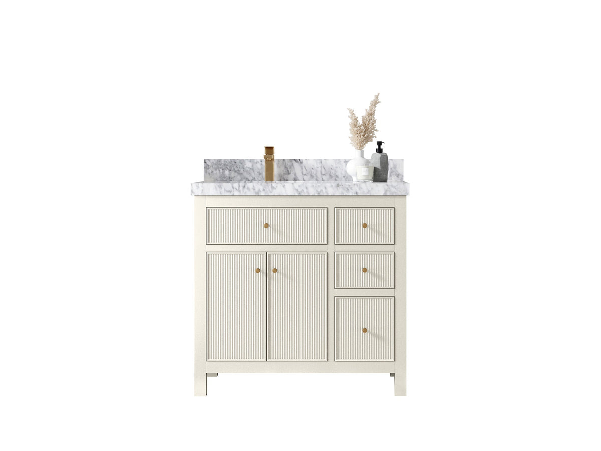 Sonoma 36 in. W x 22 in. D Left Offset Sink Bathroom Vanity - Willow Bath and Vanity