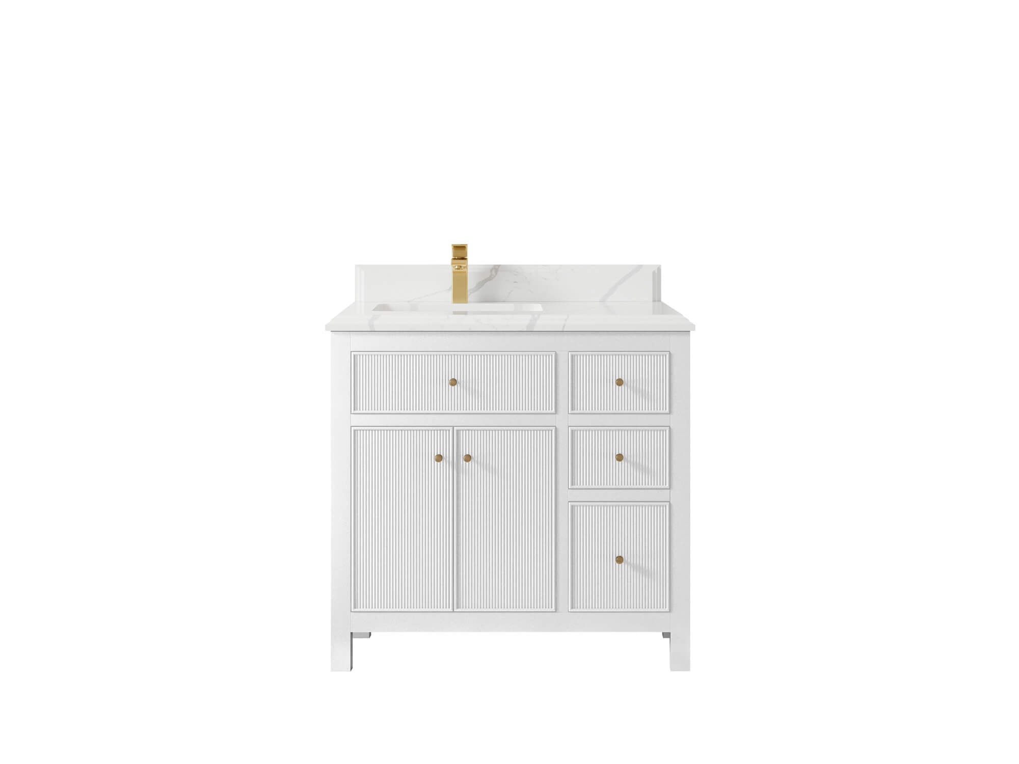 Sonoma 36 in. W x 22 in. D Left Offset Sink Bathroom Vanity - Willow Bath and Vanity