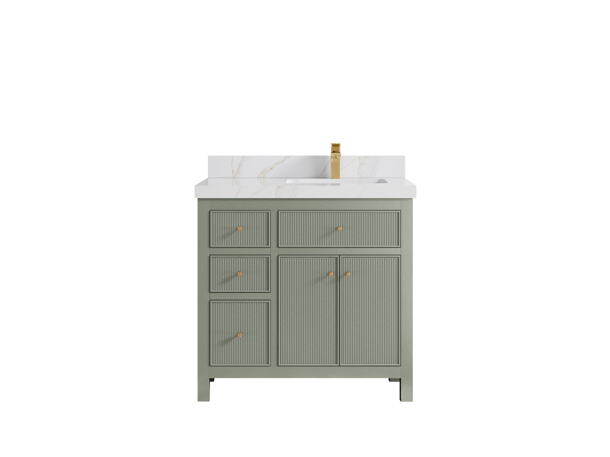 Sonoma 36 in. W x 22 in. D Right Offset Sink Bathroom Vanity - Willow Bath and Vanity