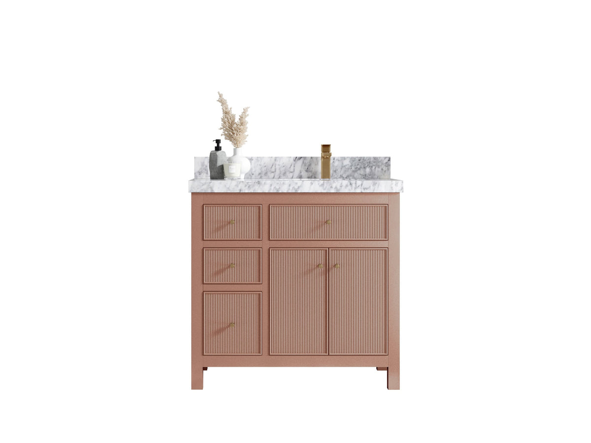 Sonoma 36 in. W x 22 in. D Right Offset Sink Bathroom Vanity - Willow Bath and Vanity