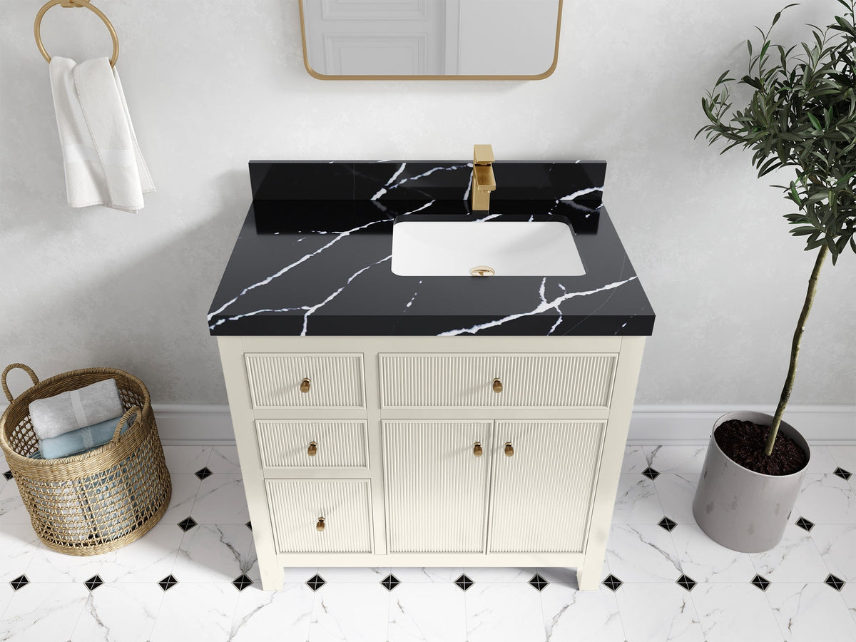 Sonoma 36 in. W x 22 in. D Right Offset Sink Bathroom Vanity - Willow Bath and Vanity
