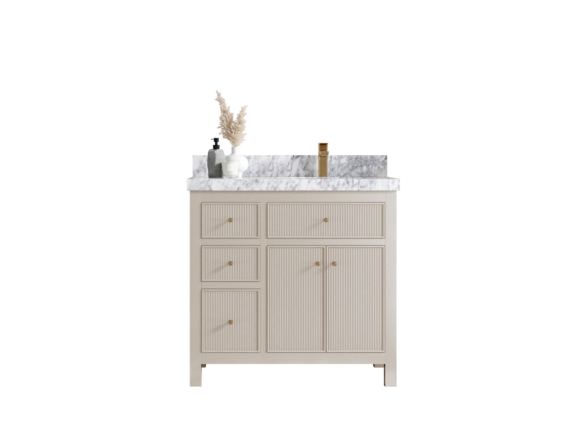 Sonoma 36 in. W x 22 in. D Right Offset Sink Bathroom Vanity - Willow Bath and Vanity