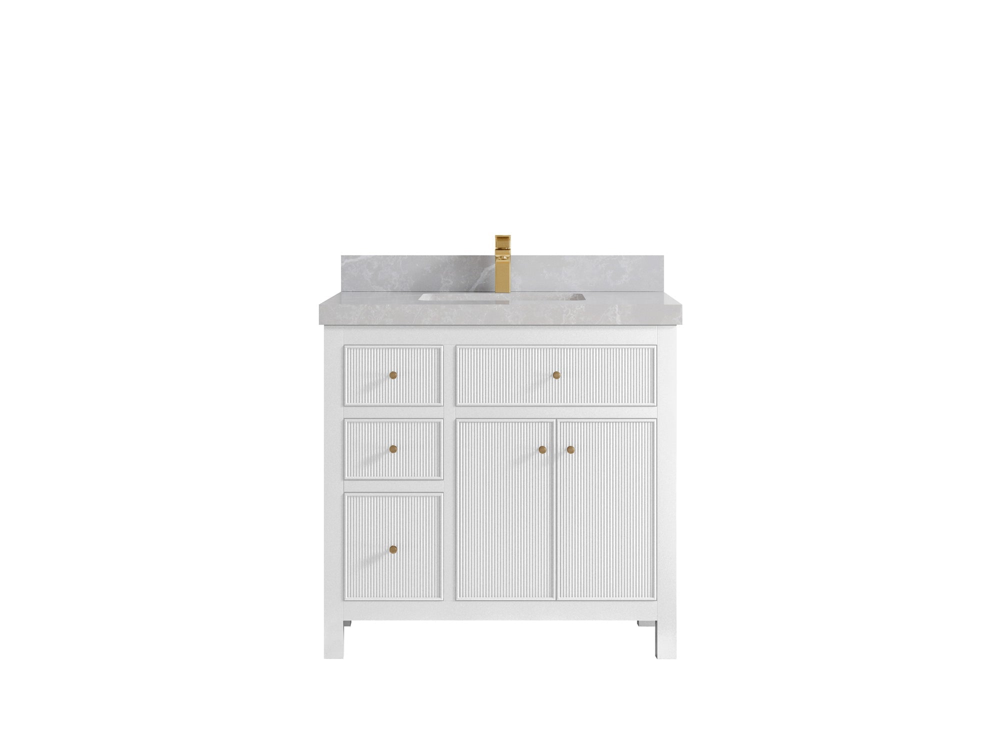 Sonoma 36 in. W x 22 in. D with Center Sink Bathroom Vanity - Willow Bath and Vanity