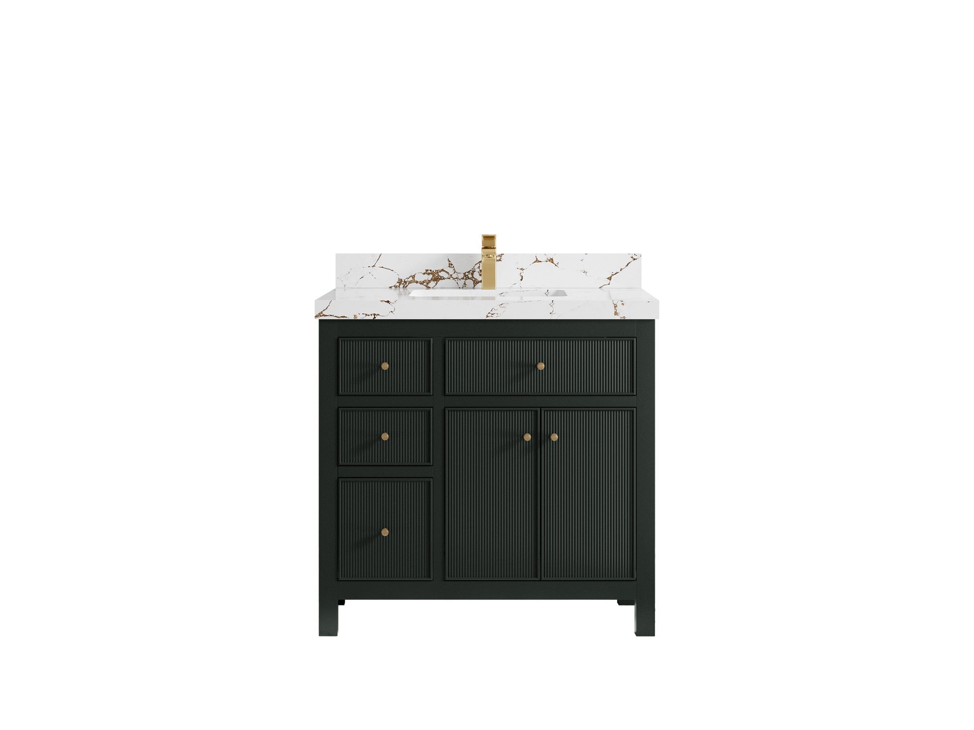 Sonoma 36 in. W x 22 in. D with Center Sink Bathroom Vanity - Willow Bath and Vanity