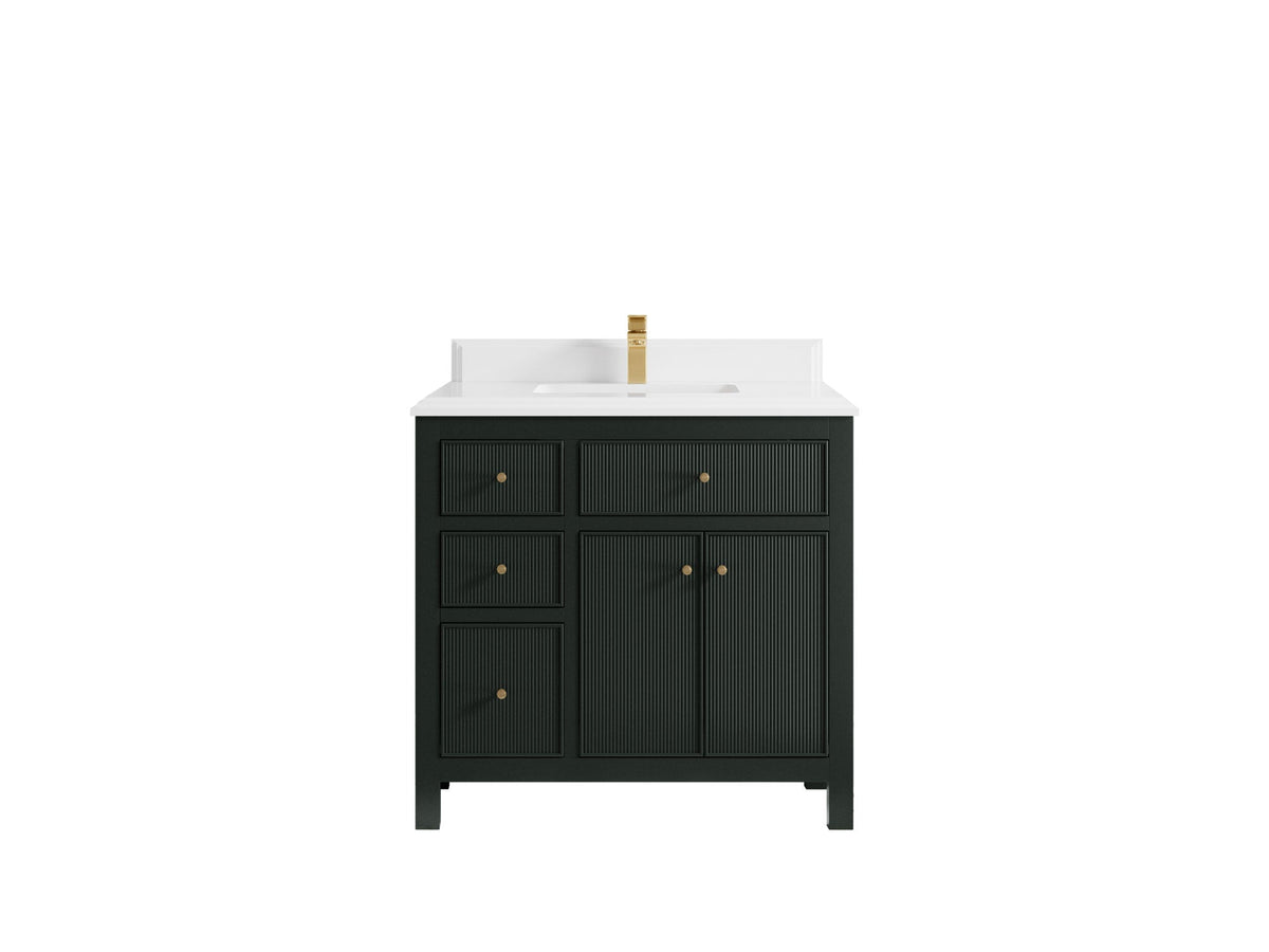 Sonoma 36 in. W x 22 in. D with Center Sink Bathroom Vanity - Willow Bath and Vanity