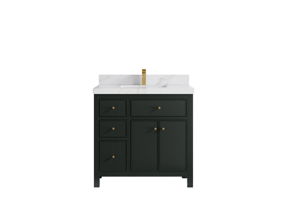 Sonoma 36 in. W x 22 in. D with Center Sink Bathroom Vanity - Willow Bath and Vanity