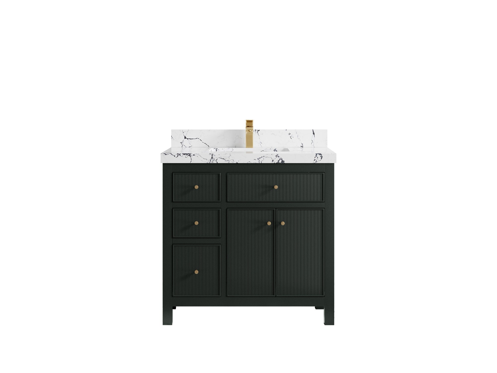 Sonoma 36 in. W x 22 in. D with Center Sink Bathroom Vanity - Willow Bath and Vanity