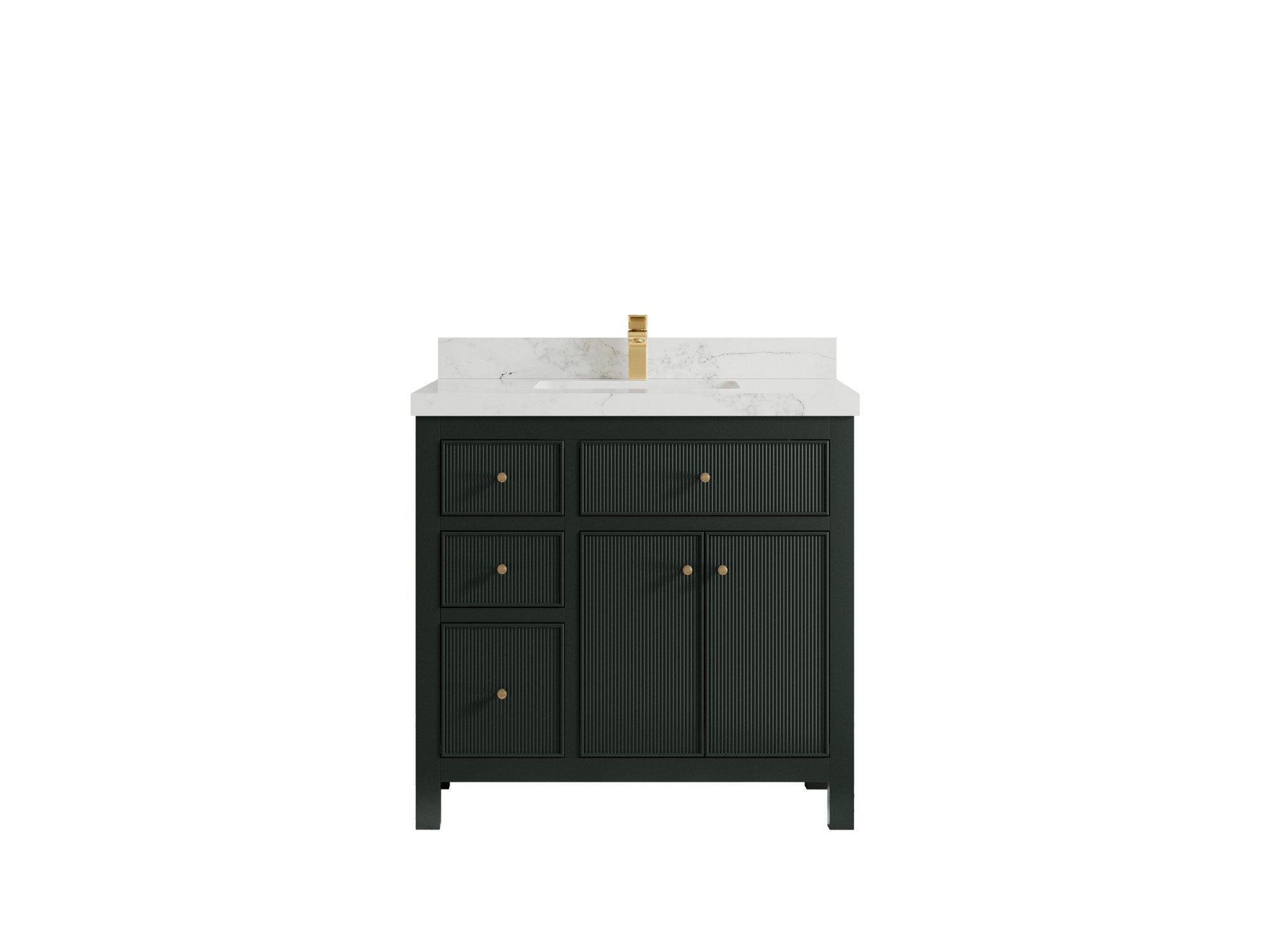 Sonoma 36 in. W x 22 in. D with Center Sink Bathroom Vanity - Willow Bath and Vanity
