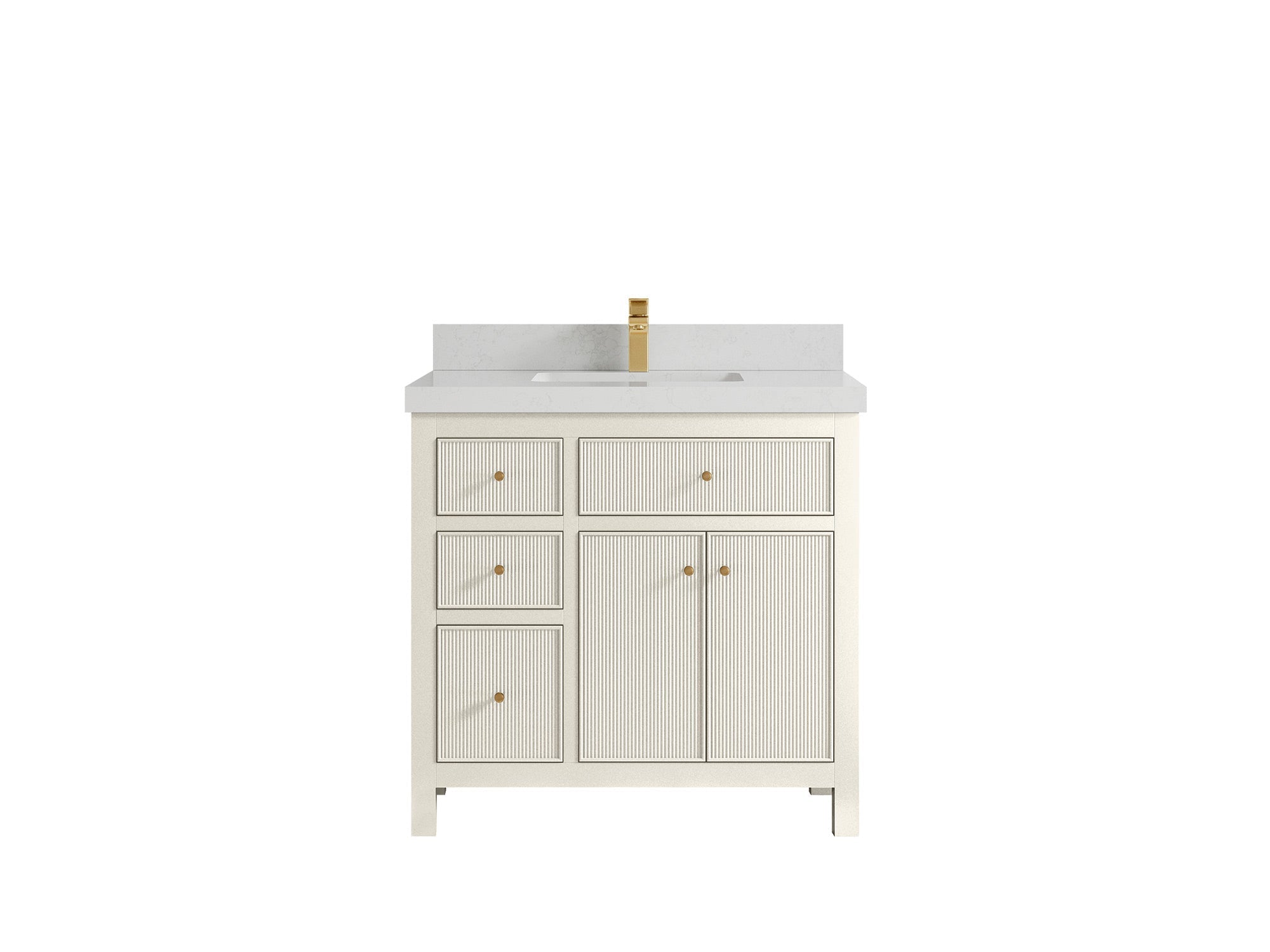 Sonoma 36 in. W x 22 in. D with Center Sink Bathroom Vanity - Willow Bath and Vanity