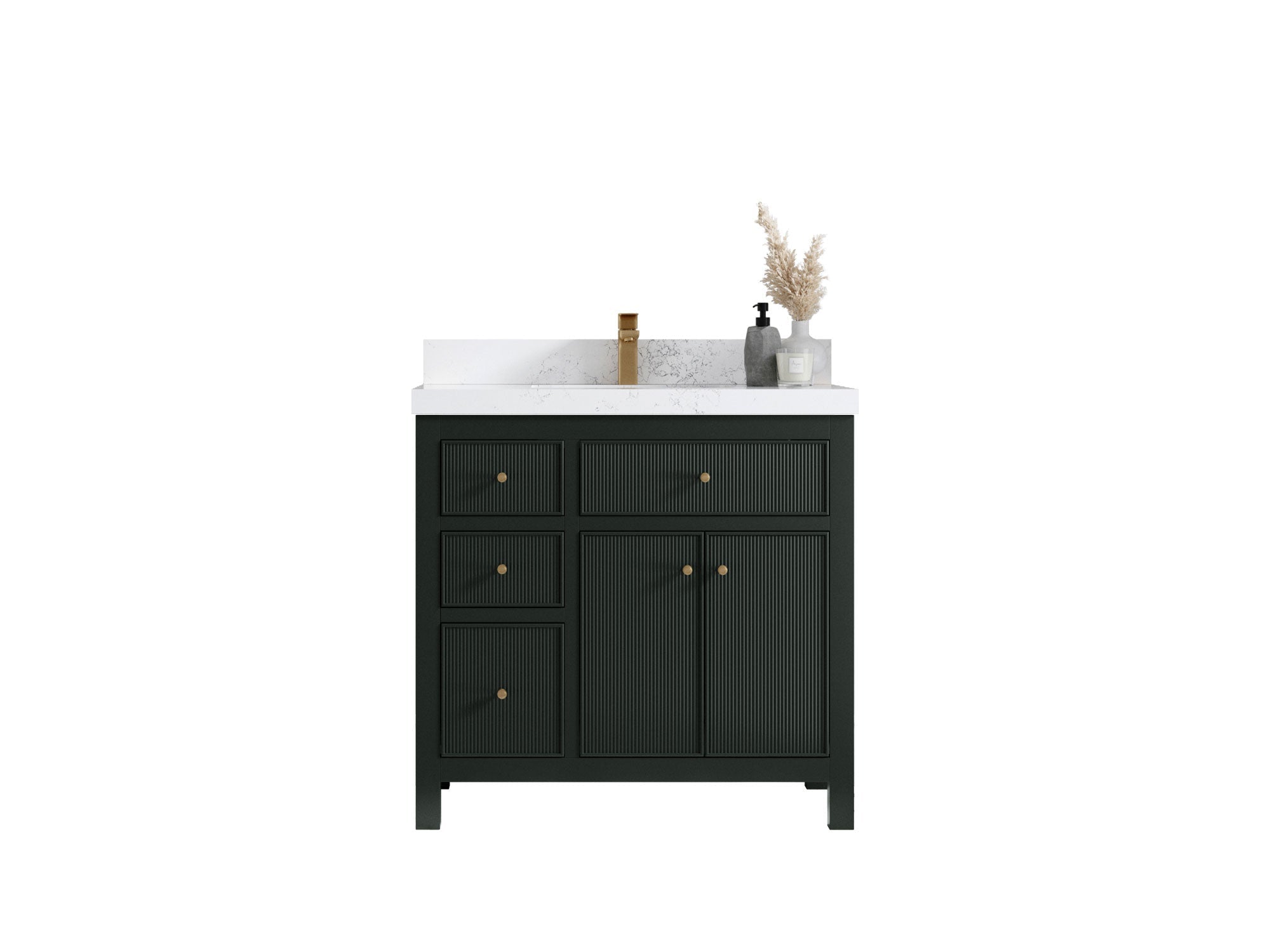Sonoma 36 in. W x 22 in. D with Center Sink Bathroom Vanity - Willow Bath and Vanity