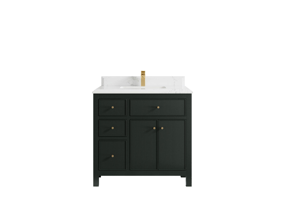 Sonoma 36 in. W x 22 in. D with Center Sink Bathroom Vanity - Willow Bath and Vanity