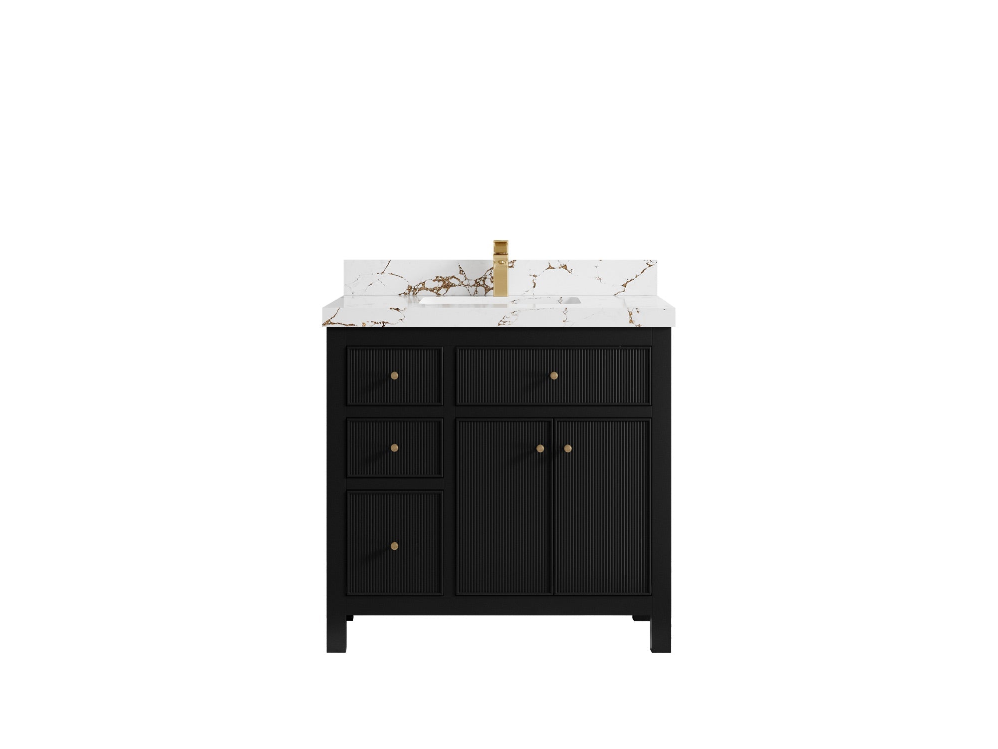 Sonoma 36 in. W x 22 in. D with Center Sink Bathroom Vanity - Willow Bath and Vanity