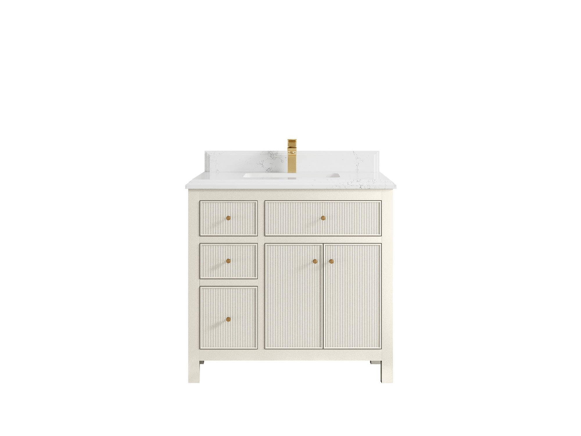 Sonoma 36 in. W x 22 in. D with Center Sink Bathroom Vanity - Willow Bath and Vanity