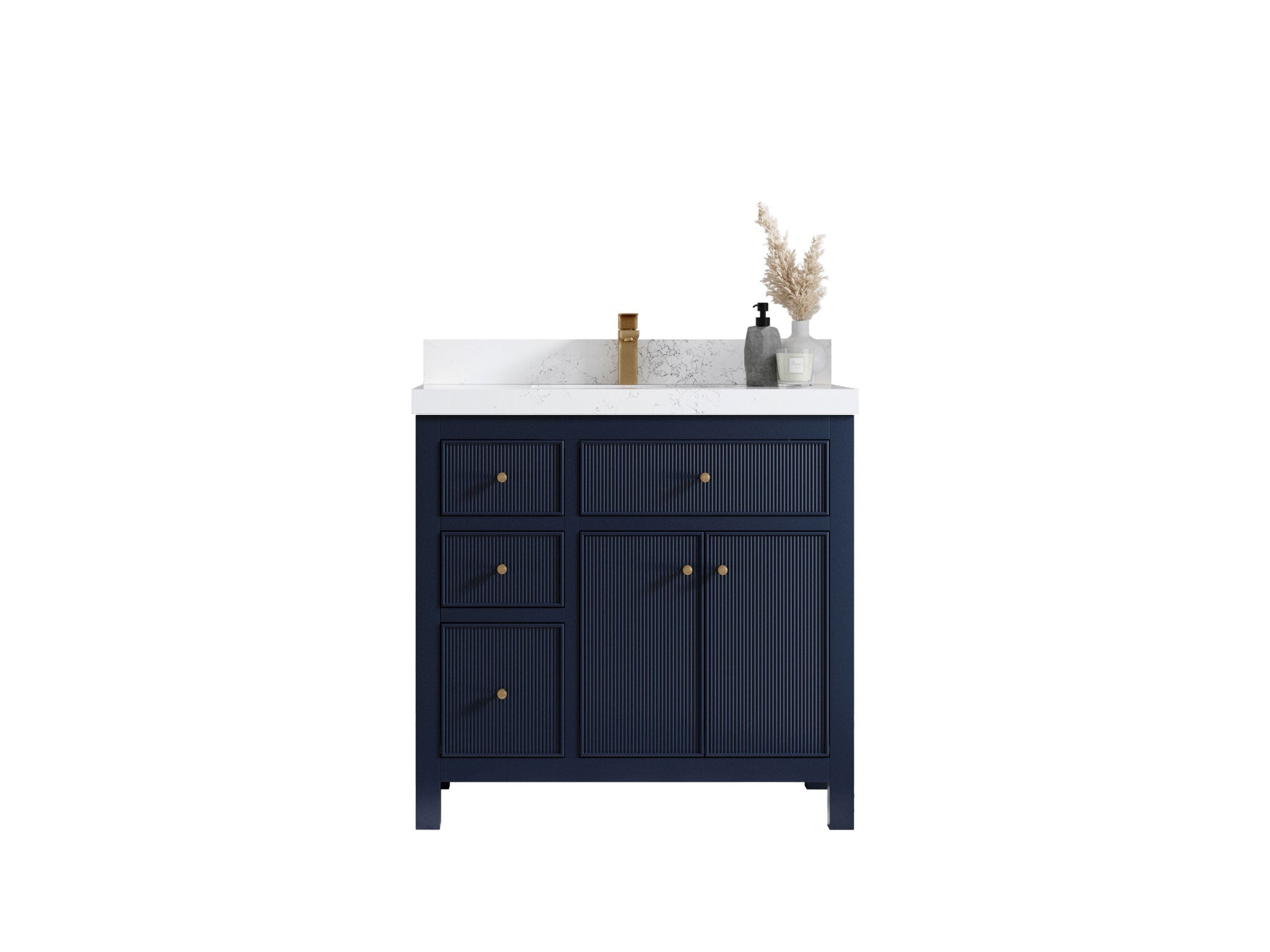 Sonoma 36 in. W x 22 in. D with Center Sink Bathroom Vanity - Willow Bath and Vanity