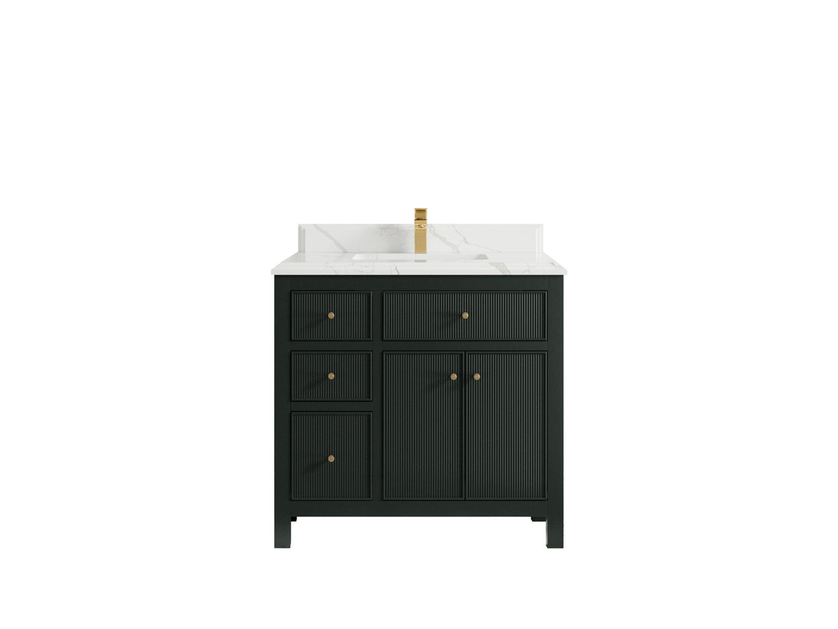 Sonoma 36 in. W x 22 in. D with Center Sink Bathroom Vanity - Willow Bath and Vanity