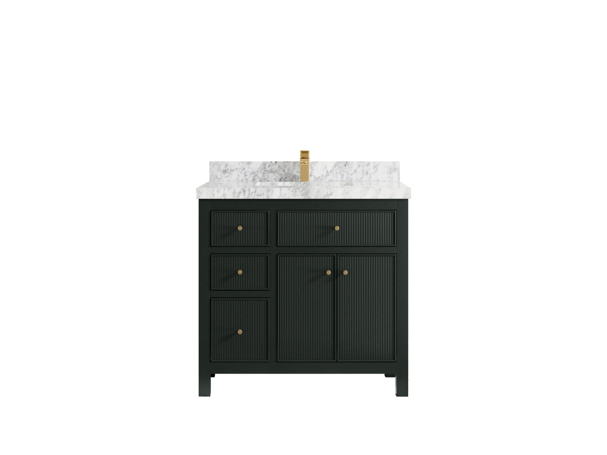 Sonoma 36 in. W x 22 in. D with Center Sink Bathroom Vanity - Willow Bath and Vanity