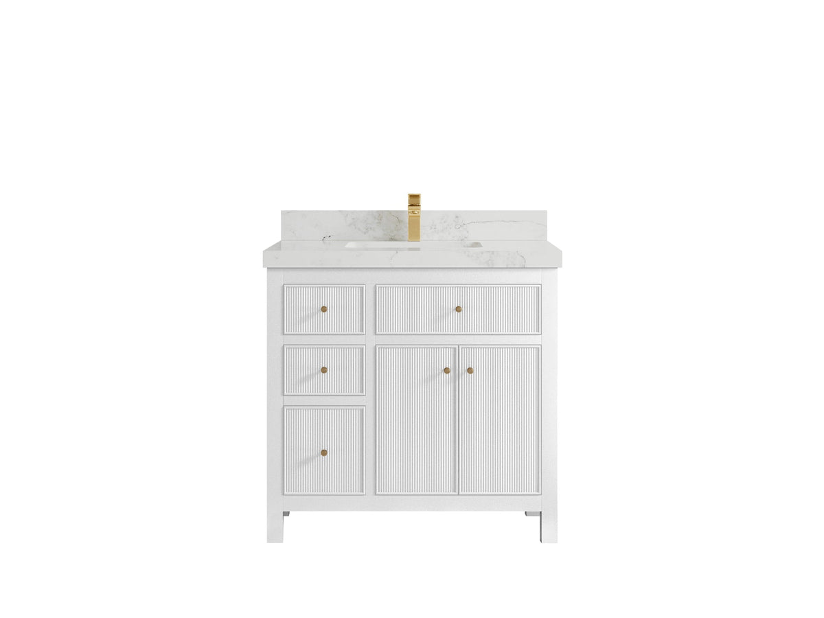 Sonoma 36 in. W x 22 in. D with Center Sink Bathroom Vanity - Willow Bath and Vanity