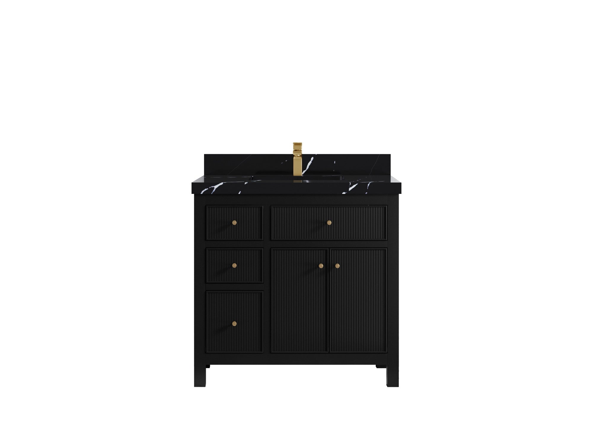 Sonoma 36 in. W x 22 in. D with Center Sink Bathroom Vanity - Willow Bath and Vanity