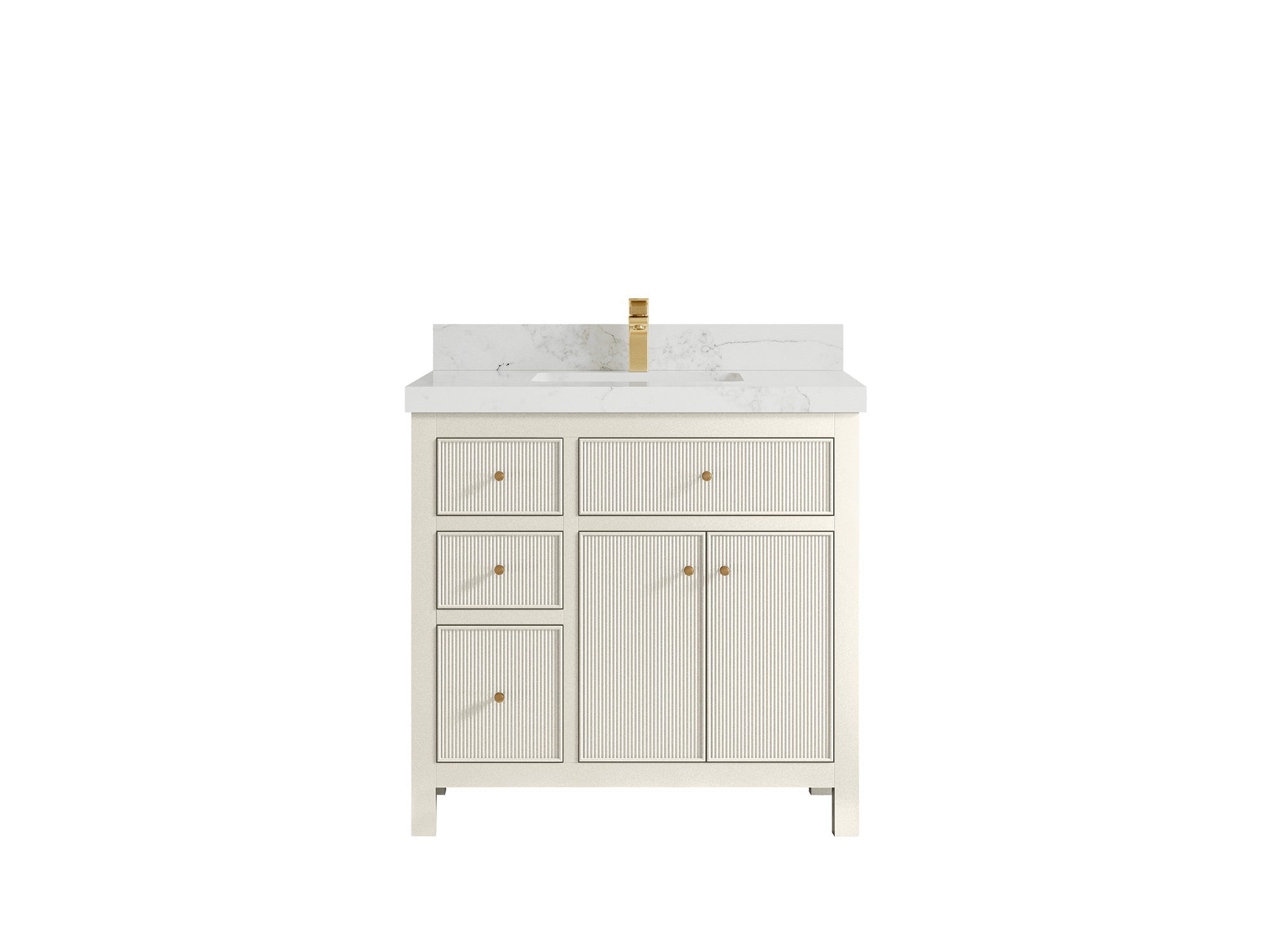 Sonoma 36 in. W x 22 in. D with Center Sink Bathroom Vanity - Willow Bath and Vanity