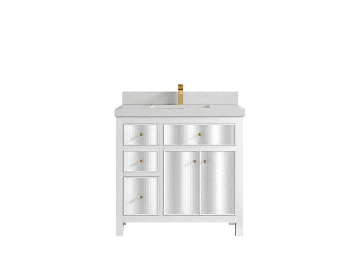 Sonoma 36 in. W x 22 in. D with Center Sink Bathroom Vanity - Willow Bath and Vanity