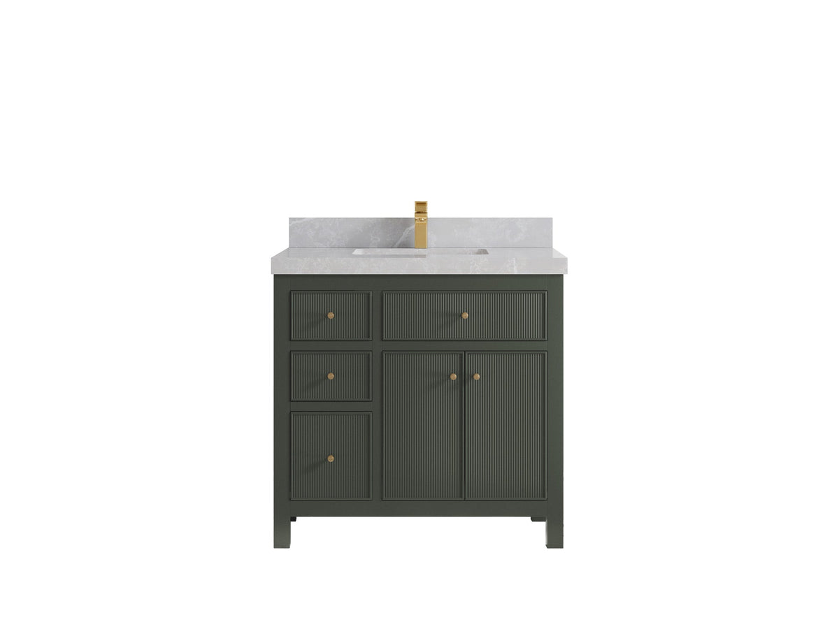 Sonoma 36 in. W x 22 in. D with Center Sink Bathroom Vanity - Willow Bath and Vanity